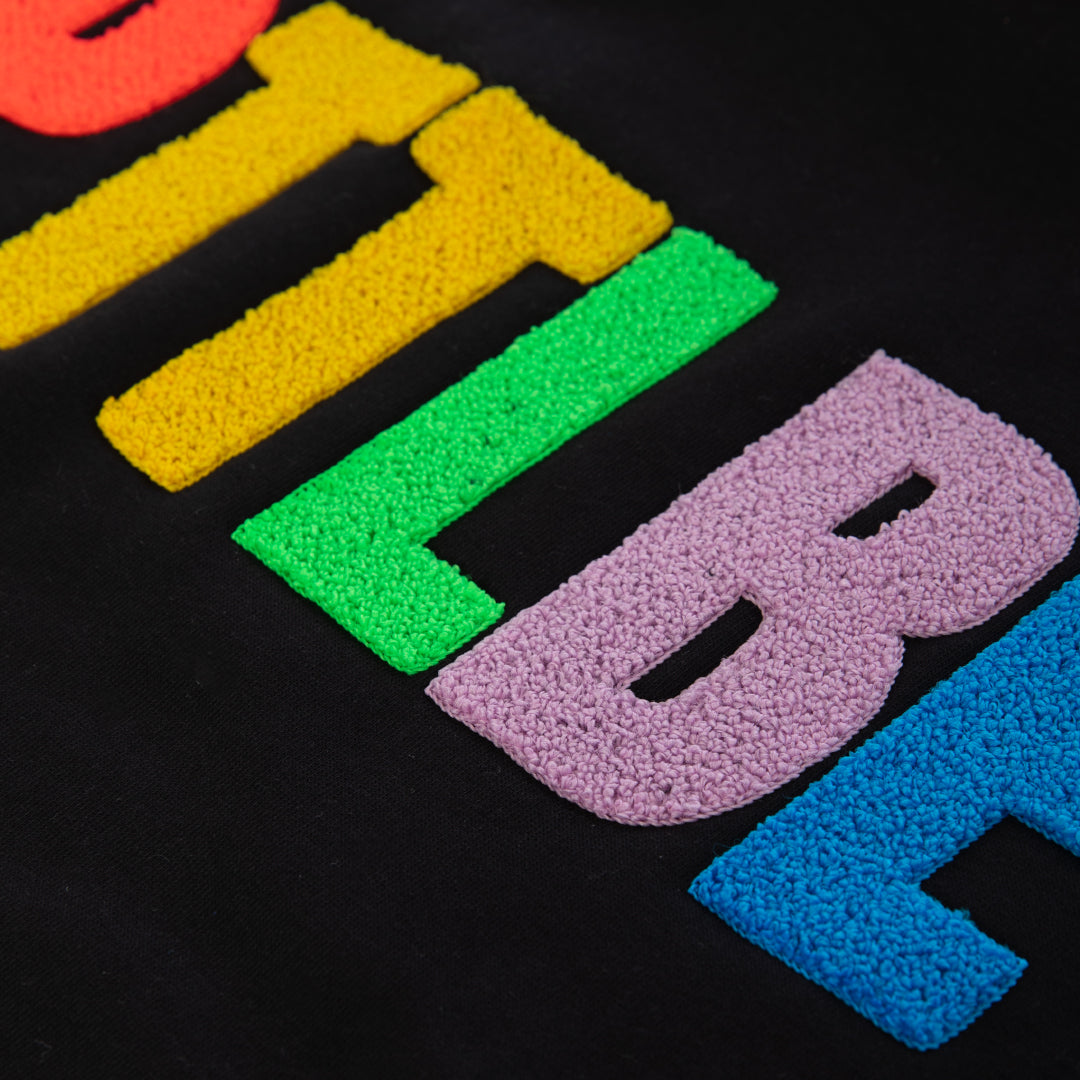 Hoodie "Rainbow" Black